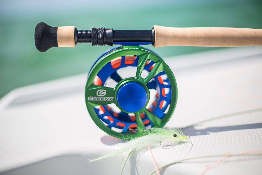 Cheeky Limitless 475 Fly Reel, green/blue